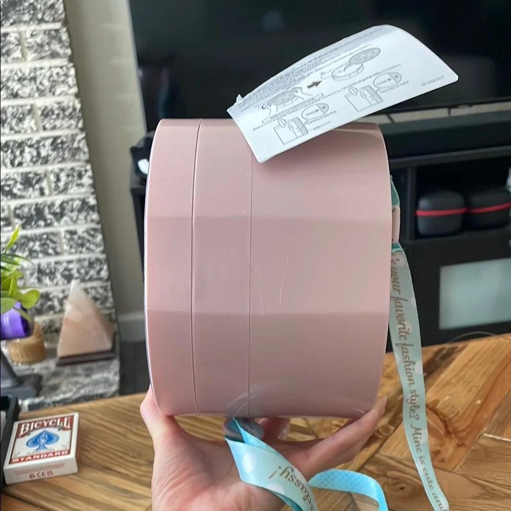 Minnie Mouse Pink and Mint Popcorn Bucket from Tokyo Japan with tag - Picture 8 of 8